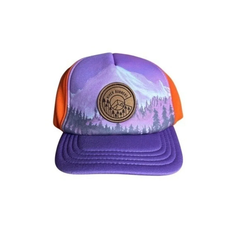 Locale Girls Infant/Toddler Soft Terry Cloud Baseball Hat Cap w/Mountains NEW